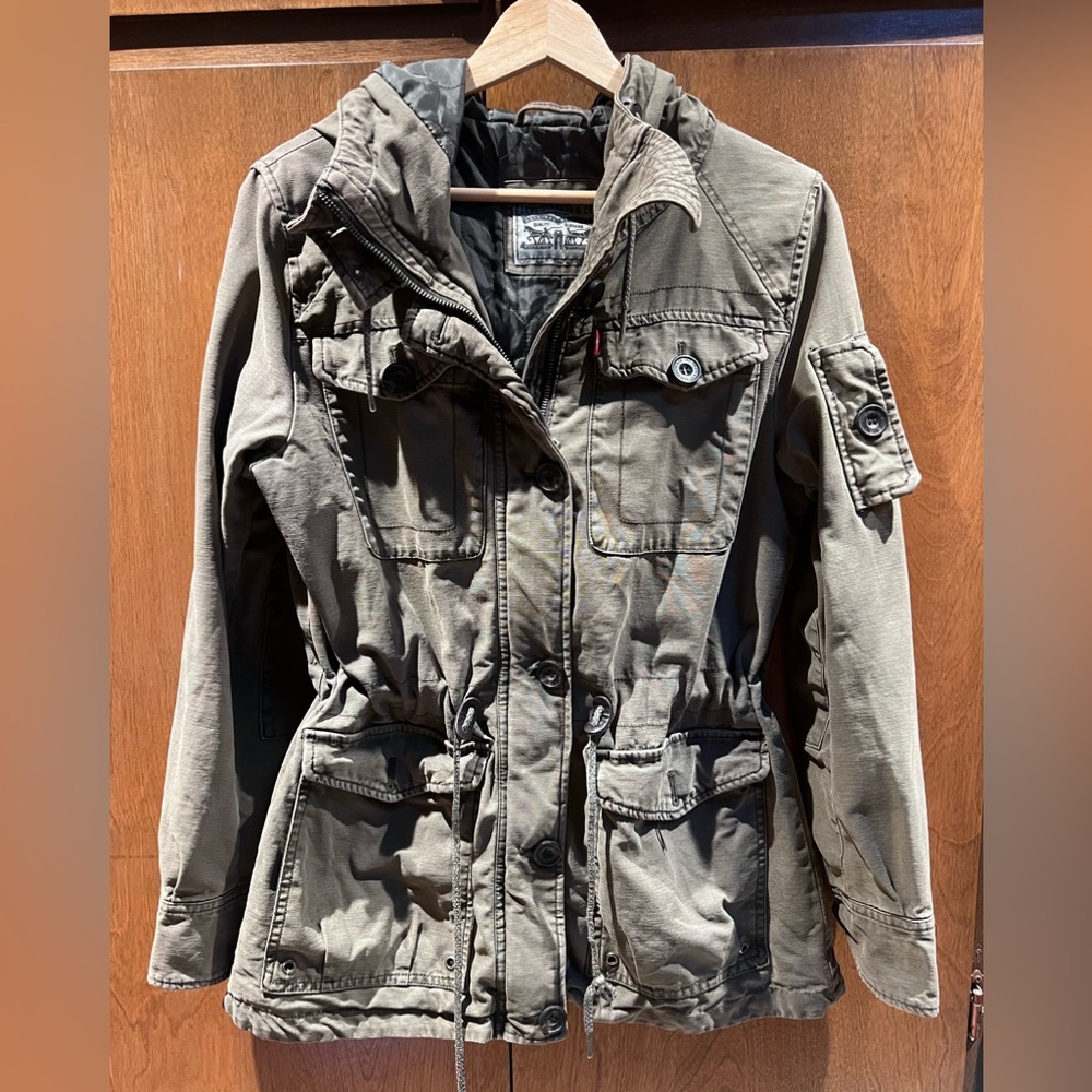Levi’s Green Hooded Jacket